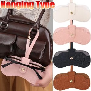 ร้อน🔥กระเป๋าเครื่องสำอางจี้สำหรับผู้หญิงและผู้ชายอุปกรณ์เสริมแว่นตากระเป๋าเดินทางแบบพกพาแว่นกันแดดหนัง PU แฟชั่น