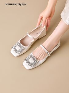 Elegant French Style Mary Jane Shoes For Autumn Outfits