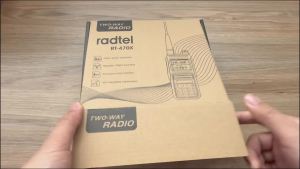 Radtel RT-470X Full Band Ham Radio 256 Channel Air Band Two Way Radio USB-C Aviation NOAA Police Marine Amateur HT Scanner Roger