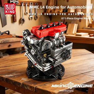 Mould King | Multi-Cylinder Engine Gearbox Assembled Model