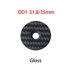 Ultralight Full Carbon Fiber Bicycle Stem Cover Headset Top Cap for Road MTB 1-1/8" Fork Steerer Compatible Bike Accessories