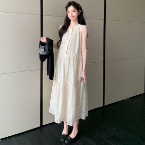 LIANGSHA | New 2025 Lace Hollow Out Dress and Sunscreen Jacket Set for Pregnant Women