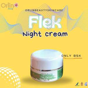 Night Cream flek Platinum /Orlin Beauty/Krim Malam flek platinum/Penghilang flek Tebal