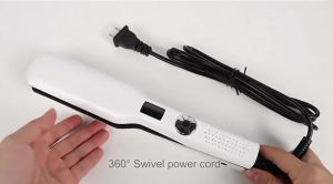 Wide Plate Hair Straightener LCD Displayed Ceramic Flat Iron Straightening Iron for Women Lady Hair Styling Salon