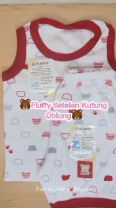 FLUFFY - SETELAN KUTUNG OBLONG BOLD SERIES FLUFFY - BAJU TIDUR ANAK - BAJU TIDUR BAYI - BAJU ANAK