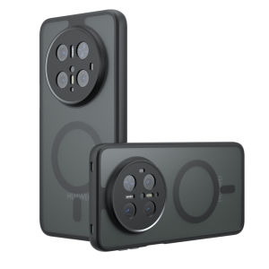 Huawei Mate70 Pro+ Mens Edition Anti-Fingerprint Matte Finish Magnetic Suction Transparent Protective Case Shockproof Soft Silicone