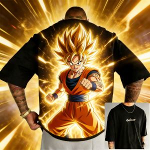 Bandai | Dragon Ball Summer T-shirt Japanese Anime Master 2000s Style Rei Kagubo Style Childrens Style and Parents Short Sleeve Shirt