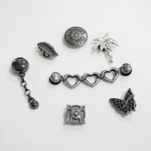 High-End Metal Shoe Buckle Accessories: Perfect for Crocs/Cross Hole Shoes