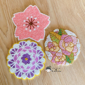 ผ้าปูโต๊ะแก้วดอกไม้ซากุระดอกไม้สดทำมือ กลิ่นหอม ดอกไม้ประดับ วัสดุอื่นๆ ทรงกลม สไตล์ญี่ปุ่น ธรรมชาติ