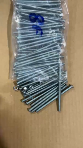 [100 Bộ] Bulong M5 Kèm Tán (Ecu) Dài 40cm 50mm 60mm 70mm 80mm – Ốc Vít Máy M5 Phi 5 Lắp Khung Sắt Cơ Khí