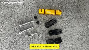 SEMSPEED Motorcycle CNC Handlebar Handle Cross Bar Helmet Luggage Bag Hook For Yamaha XMAX 400 300 250 125 2017-2025