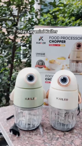 Máy Xay Ăn Dặm Cho Bé Kailer KL-003 Máy Xay Thực Phẩm Đa Năng Mini.Máy Xay Tỏi Ớt Dung Tích 300ml Tiện Lợi Cho Gia Đình