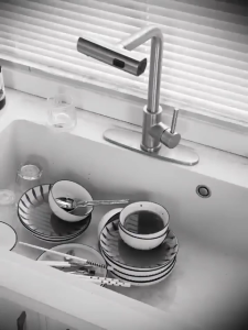 Kitchen Plastic Dish Cabinet Foldable Dish Drainer Drying Rack Aesthetic With Cover For Plates Bowls