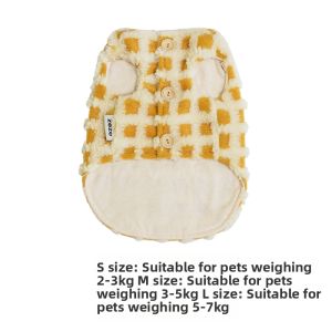 ZEZE | Plaid Winter Pet Clothing Vest