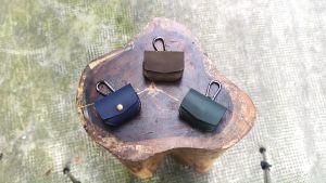 Bao da Huawei Freebuds Pro 2 - Manory Leather - Da bò - Handmade - Free khắc tên