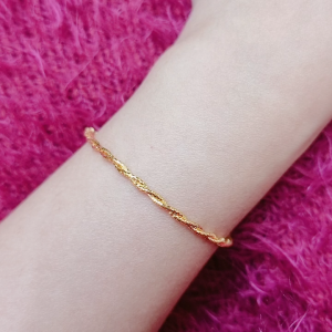 JIN JING GELANG TANGAN TALI EMAS 916 TULEN 5.13G/5.17G