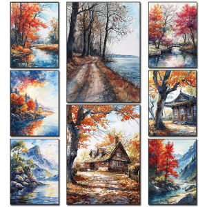 Jigsaw Puzzle for Adults 1000Pieces Chinese Landscape Sunset Scenery DIY Craft Home Wall Decoration Gift Idea