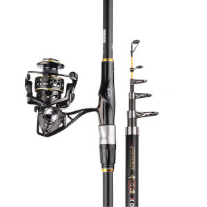GW | Carbon Telescopic Long Casting Rod Sea Fishing Set