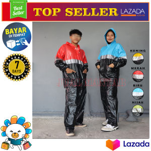 Jas Hujan Setelan Jaket Celana Elmondo Vario 908 - Mante Ujan Dewasa Pria Wanita
