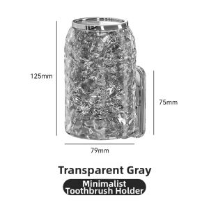 Wall-Mounted Luxury Electric Toothbrush Holder Bracket No Drilling