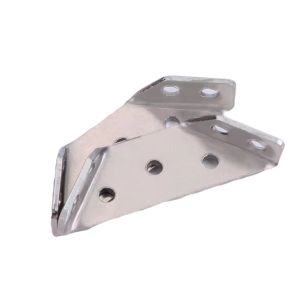 Reviln เหล็กฉากยึดมุม DIY เหล็กฉากตัวเจาะรู สําหรับเฟอร์นิเจอร์ ประตู ตู้ ผนัง Stainless Steel Corner Brace