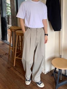 DAVID&ME | Casual Loose Khaki Pants