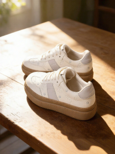 Josiny | Graffiti Dirty Dog Design Thick Sole Casual Shoes