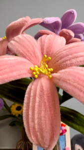 80PCS 55mm Artificial Flower Stamens – DIY Craft Core Accessories for Chiffon Silk and Paper Flower Making