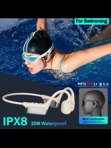 X10 IPX8 Waterproof Swimming Bone Conduction Wireless Headphone Bluetooth 5.3 32GB MP3 Player HIFI Bass Music Sport Earphone