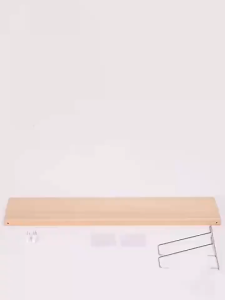 No-Punch Wall Shelf Wooden Wall Mounted Bookcase Wall Bookcase Floating Bookcase Book Shelf 墙壁置物架