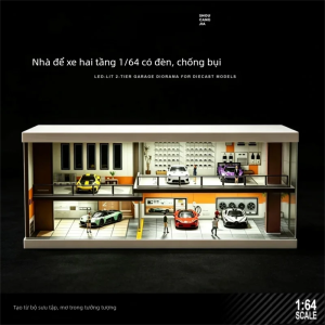 Mô Hình Cảnh Garage 1:64 Cho Mô Hình Xe MINI GT