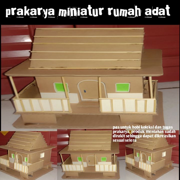 Miniatur Rumah Adat Lazada Indonesia
