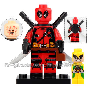 Superhero Venom Deadpool Serum Action Figure Building Block Toy