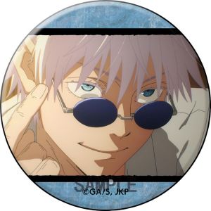 Bandai | Huy Hiệu Cài Áo Ghim Cài Trang Trí Ngực Bằng Thiếc Anime Jujutsu Kaisen Gojo Satoru Phụ Kiện Đồ Lưu Niệm