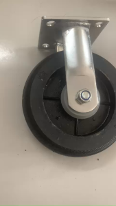 Bánh xe 200 mm cố định tại Máy cầm tay NTT lắp xe đẩy hàng chất liệu cao su bảo hành dài hạn