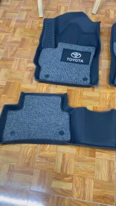 Thảm lót sàn Toyota Cross 2020-2025 sàn NHỰA 5D TPE MẪU KHÔNG TRÀN VIỀN đúc vừa khít theo xeSàn 5D có sẵn rối Mẫu TL