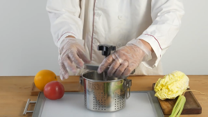 ⭐️【มีในสต๊อก+คลังสินค้าท้องถิ่น】⭐เครื่องคั้นน้ำผลไม้ไส้ผักเครื่องทำไส้เกี๊ยวเครื่องทำไส้คู่มือผักสแตนเลสสำหรับบ้านและห้องครัว