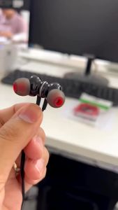 Tai Nghe Dây Dài 3m Giắc Cắm 3.5mm Tặng Thêm Núm Cao Su Thay Thế