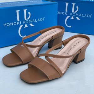 Sandal Slop Heels wanita / Sandal Slop Fladeo Premium / Bakul Sandal 45