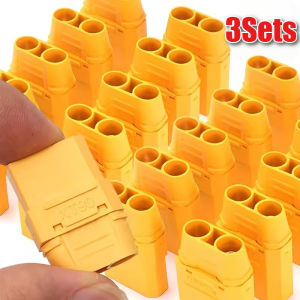 10PCS XT90 Connector Male Female Connector Plug Welding Terminal Plugs Battery Drone Airplane Connectors Accessories