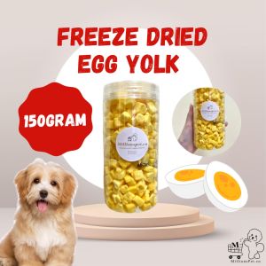 【Millionspet.co】Freeze Dried Egg Yolk Pet Snack Pet Food (Makanan Berkhasiat Gemukkan Kucing Makanan Kucing Snack Kucing)