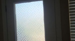 (45cm*200cm) Window Privacy Film: Non-Adhesive Privacy Window Film Frosted Glass Window Film Sun Blocking Window Film Heat Control UV Blocking for Home Office window sticker glass privacy