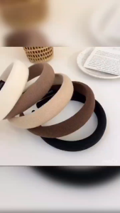 Hair Clip Hair Accessories Chocolate Color Hair Tie for Outer Wear Influencer Headband Fashion Accessory