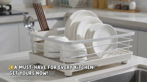 High Quality & Long Term Dish Drainer with drip Tray Dish Racks