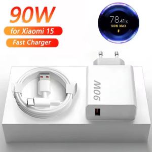 Hàng chính hãng ﻿90W Bộ sạc nhanh cổng USB Turbo Bộ chuyển đổi sạc 6A Loại-C dây cáp Giá cả phải chăng cho Redmi Note 14 5G 13 12 Redmi 13 13x 14C 12 12C Xiaomi 15 Ultra 14T Pro Poco X6 Pro F6 M6 Pro X3 Pro M5S M5 X7 X6 C75 turbo Sạc nhanh