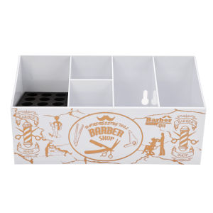 คลิปหวีกรรไกรตัดขนจุของได้มากออแกไนเซอร์แร็คร้านตัดผมเครื่องมือจัดเก็บเครื่องมือร้านเสริมสวย