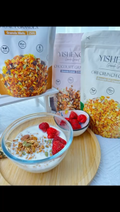 Granola Yishengg Halal (Combo Set) Low Sugar High Fiber