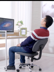 Sofya Adjustable Computer Chair Comfortable Small Space Office Chair Student Dormitory Armless Chair Nylon Chair Leg 升降电脑椅小型