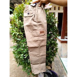 Celana Kargo Panjang Anak Gembol PDL Rib 4-12 Tahun Distro Bahan Tebal