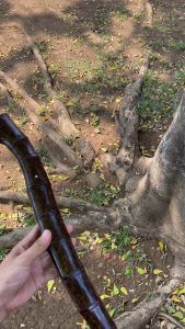 Jawara Pisau | Golsem Golok Sembelih Kebun Super Tajam Motif Cacing Sarung Kayu Ruyung